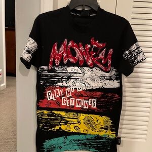 Switch Remarkable Money w/ Bandana Patch Graphic T-Shirt Size S